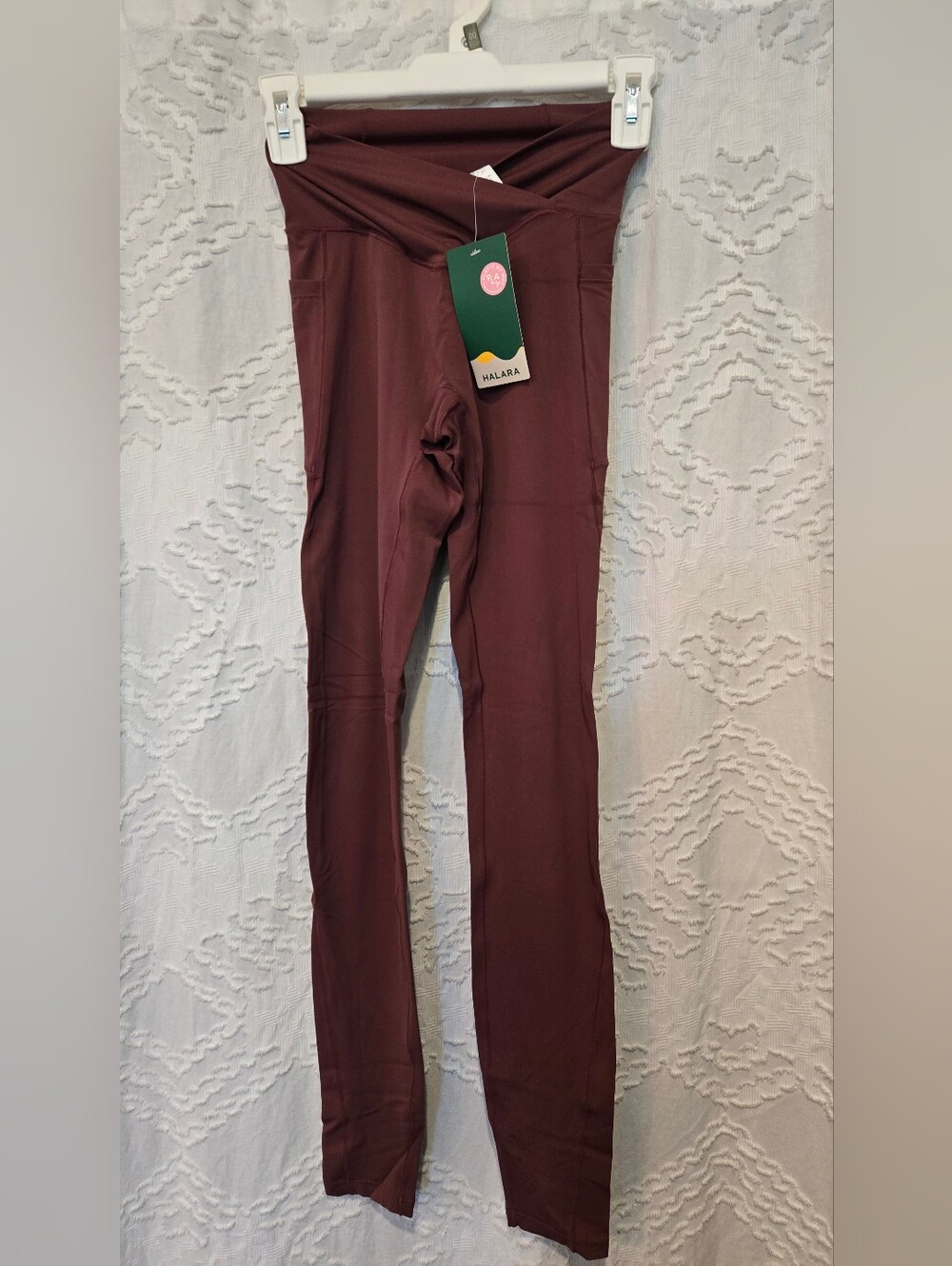 Halara Burgundy Leggings